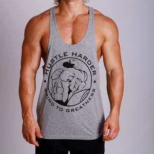 Gimnasio Racerback Y Back Muscle Stringer Chaleco Tops Oversized Fitness Gym Wear Big Sisa Open Side Tanks Top Singlets Hombres - Product Image 2