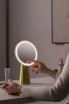 Led Ins ragazze Vanity luci cosmetiche Touch sensore design portatile panca ricarica specchio per il trucco