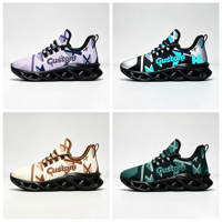 Zapatillas Deportivas para Hombre con Estampado de Bandera, Diseño Personalizado, Aumento de Altura, EVA Antideslizante, Unisex para las Cuatro Estaciones
