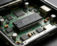 Microprocesseur vintage P8085AH 8 bits DIP40 Intel Classic pour contrôle d'instruments
