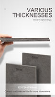 Panneau de façade en fibrociment, panneau de ciment, plaque de béton, feuille de ciment 4x8ft 10mm 14mm pour l'architecture moderne