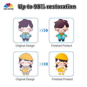 Özel Tasarım Sevimli 3D Anime Karabina Anahtarlık Metal Zincirli - Su Geçirmez ve Hafif Özel Renkler Mevcut - Product Image 6