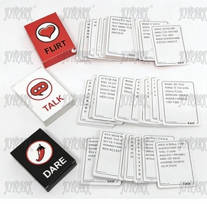 Jeu de cartes pour adultes, jeux de positions sexuelles pour couples, TALK FLIRT DARE - Préliminaires, taquineries, plaisir sexuel, jeu de cartes pour couples - Product Image 2