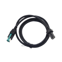 Cable N-Lock de 12V a 2X4 con Alimentación USB NCR 497-0445077 para POS 1432-C156-0