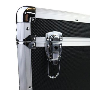 Boîte de <span class=keywords><strong>rangement</strong></span> pour disques vinyles en aluminium robuste 7 pouces <span class=keywords><strong>45</strong></span> <span class=keywords><strong>tours</strong></span> par minute Contient 100 disques - Product Image 5