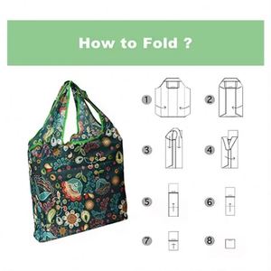 Customizable Ripstop Reusable Polyester Nylon Foldable Tote Shopping Bag - Product Image 2