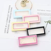 Nouveau design de boîte d'emballage de cils imprimée personnalisée estampage à chaud de l'emballage de cils boîte de papier cosmétique