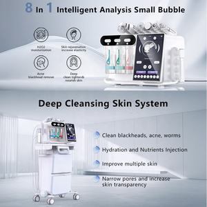 Máquina Profesional de Hidrodermoabrasión con Oxígeno y Burbujas, Analizador de Piel 8 en 1, Máquina de Belleza Facial Hydra Care - Product Image 2