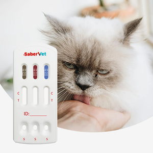 Alat Tes Cepat Tiga Kali Lipat untuk Kucing FCV FHV FPV Diagnostik Veteriner Panleukopenia Calicivirus Herpes Virus Tes Darah untuk Kucing - Product Image 2