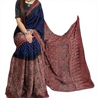 Gaun Saree/Sari/Shari Wanita Zaynab Berkualitas Tinggi, Etnik India Pakistan, Model Sederhana, Bahan Polyester, Longgar, Cocok untuk Musim Dingin dan Musim Panas, Bernapas