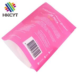 Sacs personnalisés à fermeture éclair unités, sacs en plastique refermables avec Logo imprimé, sacs rose à glissière - Product Image 5