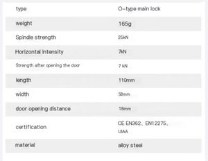 Mosquetón de <span class=keywords><strong>Escalada</strong></span> de Alta Resistencia UIAA 25KN, Gancho de Bloqueo en D de Aluminio para <span class=keywords><strong>Escalada</strong></span> en Roca, Rappel, Rescate - Product Image 6