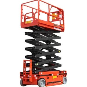 10m điện tự động Scissor Lift thủy lực di động Scissor Lift để làm sạch hoặc bảo trì cao