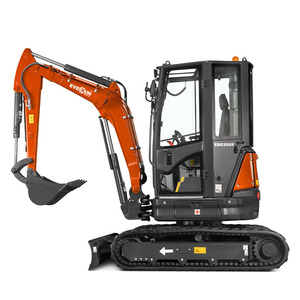 Mini-excavatrice de 2,7 tonnes ERE25UF, excavatrice compacte hydraulique sur chenilles avec chenilles en acier pour l'agriculture et la construction - Product Image 4