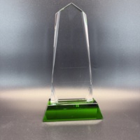 Trophée en verre facetté personnalisé de haute qualité pour la décoration de Noël à la maison, récompense souvenir en cristal, cadeau