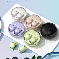 Écouteurs intra-auriculaires mini invisibles 5.3 sans fil pour dormeurs latéraux, avec suppression du bruit