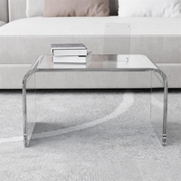 Langlebiger Acryl-Couchtisch im Modernen Design für Wohnzimmermöbel in Apartments