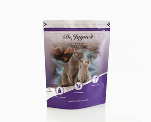 Bolsas <span class=keywords><strong>de</strong></span> Mylar <span class=keywords><strong>de</strong></span> Grado Alimenticio con Base Plana y Papel <span class=keywords><strong>de</strong></span> Aluminio para Envasar Alimentos para Mascotas, Refrigerios, Dulces, Galletas, con Cierre <span class=keywords><strong>de</strong></span> Cremallera Reciclable - Product Image 3