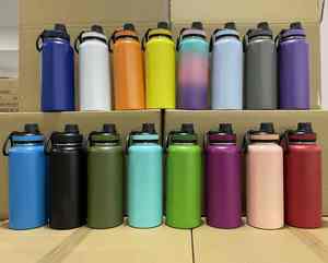 Termo de Acero Inoxidable 304 Multicolor de 40 oz, a Prueba de Fugas y con Aislamiento Térmico, Ecológico, Portátil, para Viajes - Product Image 5