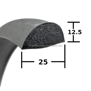 Tự dính D hình con dấu cao su, Miếng Bọt Biển cao su hồ sơ, Tùy chỉnh chống va chạm nửa vòng bọt niêm phong dải - Product Image 2