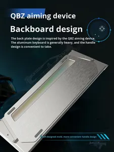 <span class=keywords><strong>Clavier</strong></span> <span class=keywords><strong>mécanique</strong></span> filaire personnalisé en alliage d'aluminium IPI QBZ65 QBZ75 pour jeux électroniques, <span class=keywords><strong>clavier</strong></span> à interrupteur magnétique CNC 8K - Product Image 4