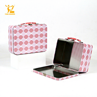 Tin smaker Großhandel Custom Printed Kids Tragbare Lunch Tin Box Oem & Odm Lebensmittel qualität Metall Mahlzeit Behälter Eco Lunch Box