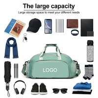 Sac de voyage compressible à livraison rapide, logo personnalisé, sac de boxe et de yoga extensible, sac de jiu-jitsu, prix d'usine unique, grande capacité, sac de sport