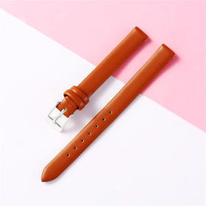 Correa <span class=keywords><strong>de</strong></span> reloj suave y delgada para mujer, hecha a mano en cuero con hebilla <span class=keywords><strong>de</strong></span> <span class=keywords><strong>oro</strong></span> rosa, accesorios <span class=keywords><strong>de</strong></span> pulsera para correa <span class=keywords><strong>de</strong></span> reloj <span class=keywords><strong>de</strong></span> 8mm-22mm. - Product Image 3