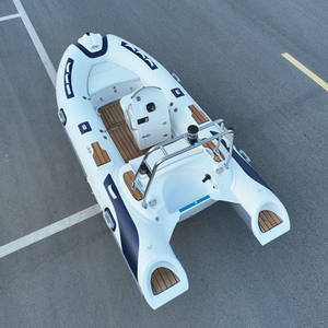 12,8ft Nieuw Model Rib 390 Stijve Romp Glasvezel Opblaasbare Visserij Roeiboot Te Koop - Product Image 2