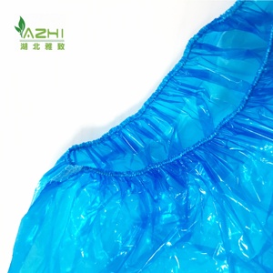 <span class=keywords><strong>Surchaussures</strong></span> <span class=keywords><strong>jetables</strong></span> en PE bleues, économiques, anti-poussière, antidérapantes, imperméables et écologiques pour salles blanches et hôpitaux - Product Image 2