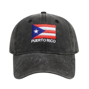 Casquette de baseball brodée avec drapeau national, casquettes snapback sportives pour les États-Unis, Porto Rico, le Mexique, la France, l'Australie, le Brésil, etc. - Product Image 1