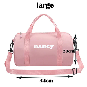 Оптовая продажа, Дорожная Спортивная сумка с монограммой, регулируемый плечевой ремень - Product Image 6