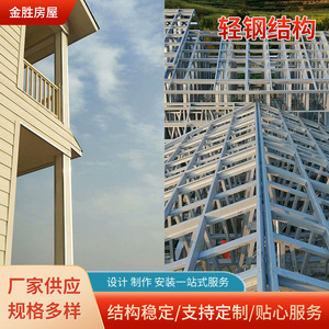 Estructura de Villa de Acero Ligero Jin Sheng Q550, Resistencia a la Deformación, Diseño Moderno, Solución Integral para Proyectos - Product Image 3