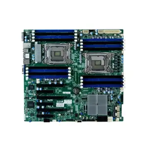 Super'micro çift kanallı X79 E5 sunucu ana kartı X9DR3-F X9DRi-F LGA2011 E5-2600 V1/ V2 aile ECC DDR3 8x SAS portları C606