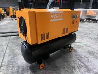 Compresseur d'air à vis à fréquence variable 7,5 kW 220 V tout-en-un 10 CV 8/10 bars avec sécheur d'air et réservoir