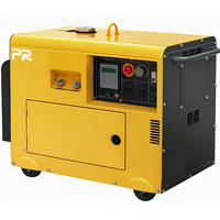 10 kW Leiser Offener Inverter-Generator mit Automatischem Fernstart, 400V/110V Spannung, 1500 U/min, Anhänger-Typ Stromgenerator