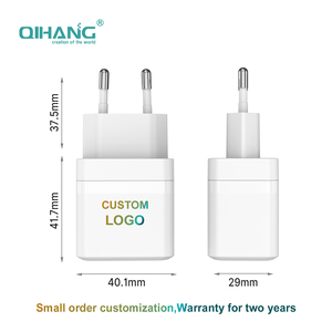 Caricatore Rapido EU 3-Pin da 33W, Caricatore da Muro con 2 Porte USB e Power Delivery per Telefono e Tablet, <span class=keywords><strong>Adattatore</strong></span> Standard <span class=keywords><strong>Britannico</strong></span> CE ROHS - Product Image 3