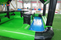 WINSUN Bar flottant gonflable commercial en PVC pour piscine, tente de bar gonflable pour adultes avec sièges pour événements extérieurs et fêtes en famille