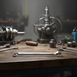 Wrench 283mm Combination <b>Spanner</b> Metric Steel <b>Tool</b> - Product Image 3