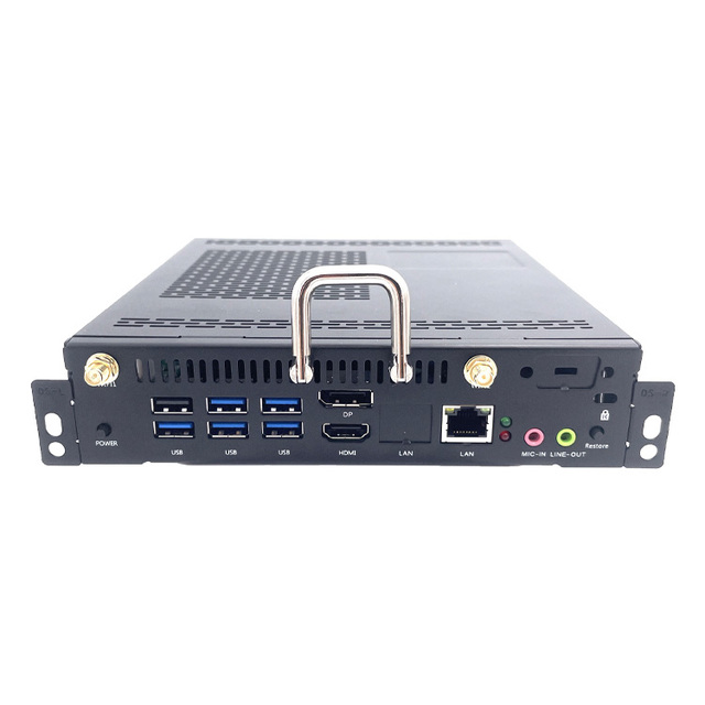 2024 New Design OPS I3 I5 I7 12th 13th DDR4 8G SSD 256G OPS Industrial Computer Mini PC