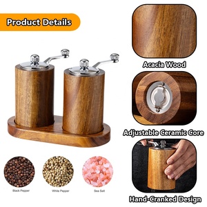<span class=keywords><strong>Moulin</strong></span> <span class=keywords><strong>à</strong></span> sel en bois d'acacia avec noyau en céramique réglable Moulins <span class=keywords><strong>à</strong></span> <span class=keywords><strong>poivre</strong></span> avec <span class=keywords><strong>manivelle</strong></span> <span class=keywords><strong>Moulin</strong></span> <span class=keywords><strong>à</strong></span> <span class=keywords><strong>poivre</strong></span> <span class=keywords><strong>manuel</strong></span> en bois - Product Image 3