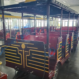 Customized Trackless Fuel <b>Train</b> for Commercial Tourist Attractions and Amusement Parks Special Transportation for Special Tours - Product Image 5