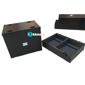 Flight case professionnel <span class=keywords><strong>tout</strong></span> noir à double <span class=keywords><strong>haut</strong></span>-<span class=keywords><strong>parleur</strong></span> pour 2 <span class=keywords><strong>RCF</strong></span> HDL 20-A, coffre de transport pour équipement audio de scène - Product Image 1