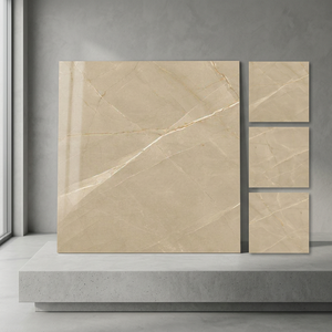 Azulejos de Porcelana con Aspecto de Mármol Blanco Carrara de 600x600 mm, 10 mm de Grosor, Diseño Moderno, Azulejos Pulidos y Esmaltados, Fábrica de Foshan, China - Product Image 1