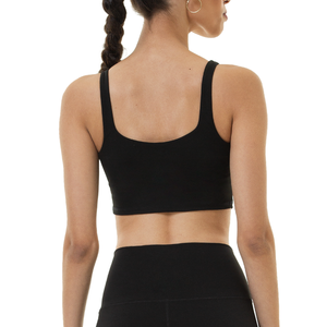 Top corto para correr, Yoga, gimnasio, Fitness, Sujetador deportivo de realce para mujer - Product Image 4