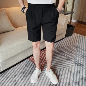 那不勒斯短裤男夏季新款纯色休闲五分裤 - Product Image 6