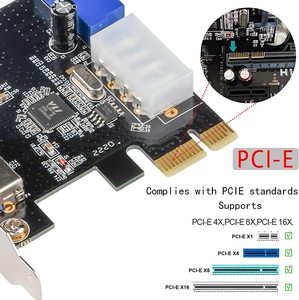 PC için VL805 yonga seti ile Pcie ekspres kart 2 Port PCIE genişletme kartı - Product Image 4