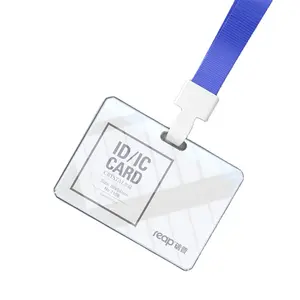 Reap high quality horizontal Id card holder id badges for employee and students with lanyards