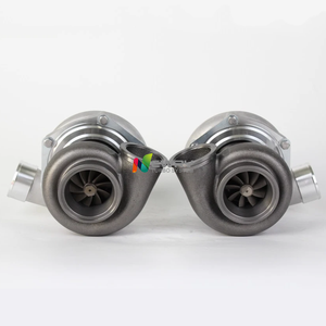 GEN2 GTX3584RS 트윈 터보 키트 1.01 A/R V-밴드 DBB 볼 베어링 터보 차저 밀링 휠 1800HP 고성능 빌드 - Product Image 6