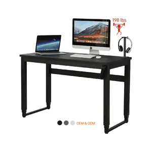 Soporte de pie Manual ergonómico ajustable para oficina y Casa, manivela de mano para ordenador, escritorio de pie, 48x24 pulgadas